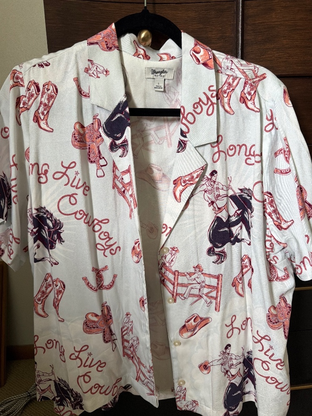 Wrangler Button up top